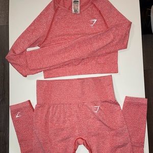Gym shark crop top & pants